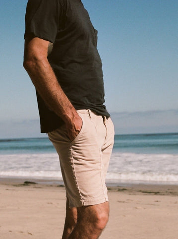 M'S PACIFICO CORD SHORT IN SAIL BLUE