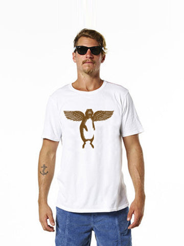 M's TOPO TEE WHITE