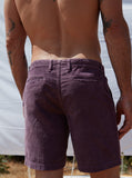 M'S PACIFICO CORD SHORT IN WINE