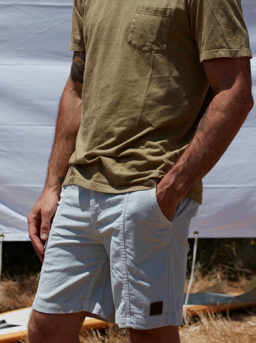 M'S PACIFICO CORD SHORT IN SAIL BLUE