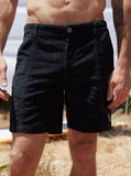 M'S PACIFICO CORD SHORT IN BLACK IRIS