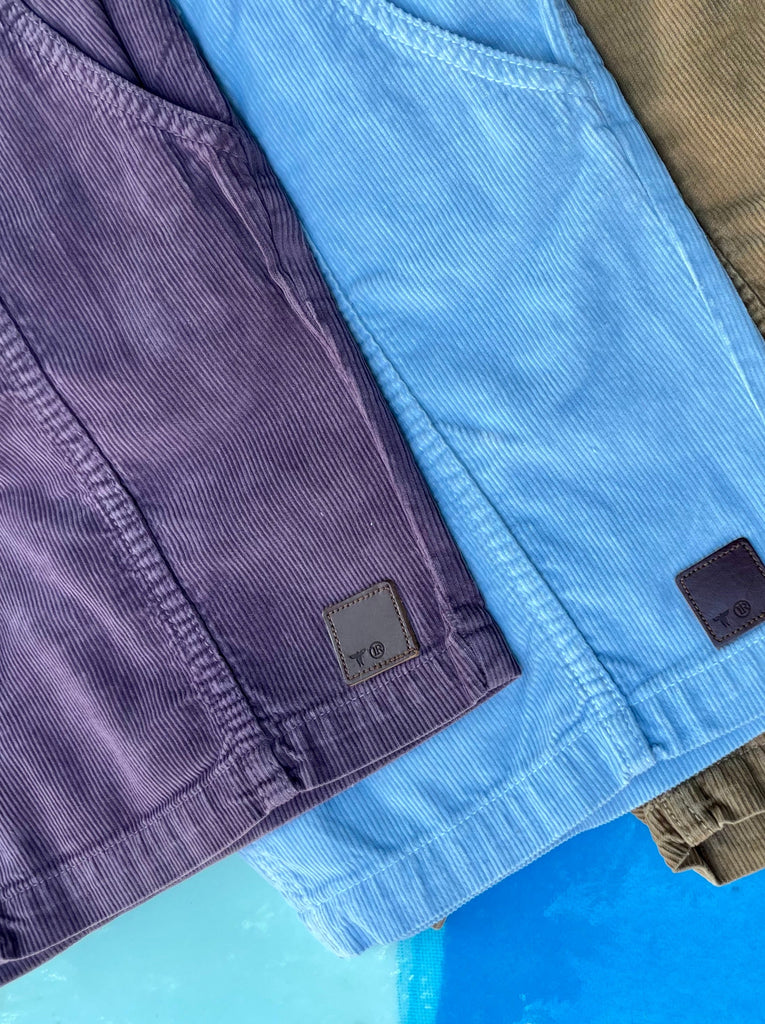 M'S PACIFICO CORD SHORT IN WINE