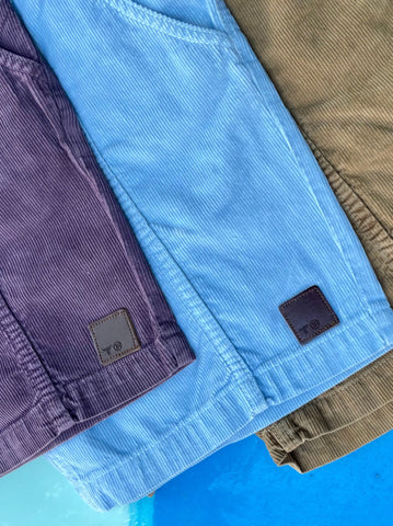M'S PACIFICO CORD SHORT IN SAIL BLUE